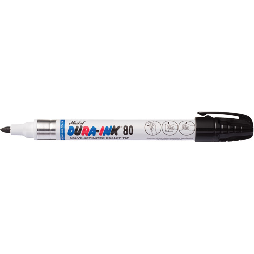 Dura-Ink&reg; 80 Permanent Marker, Medium, Black NRZ Safety Inc.