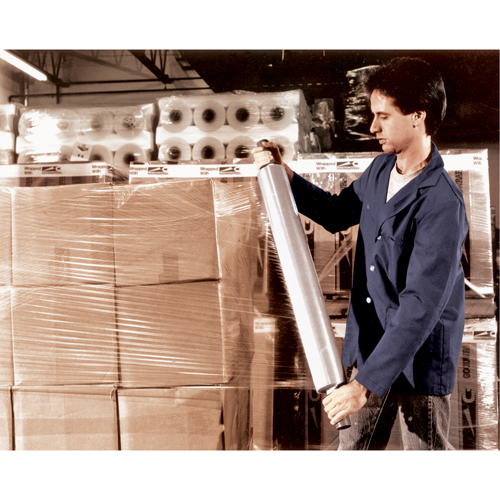 Film &eacute;tirable manuel, Calibre 80 (20,3 microm&egrave;tres), 30" x 1000', Transparent NRZ Safety Inc.