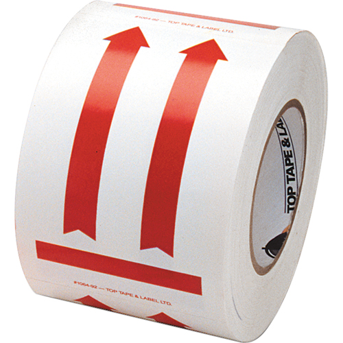 This Side Up Pictogram Special Handling Labels, 6" L x 4" W, Red on White NRZ Safety Inc.