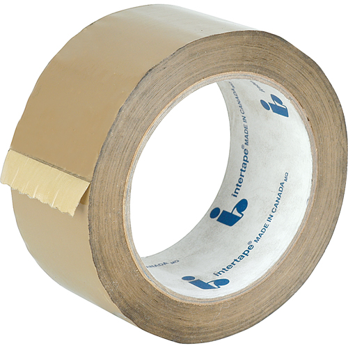 Box Sealing Tape, Hot Melt Adhesive, 1.6 mils, 48 mm (1-22/25") x 100 m (328') NRZ Safety Inc.