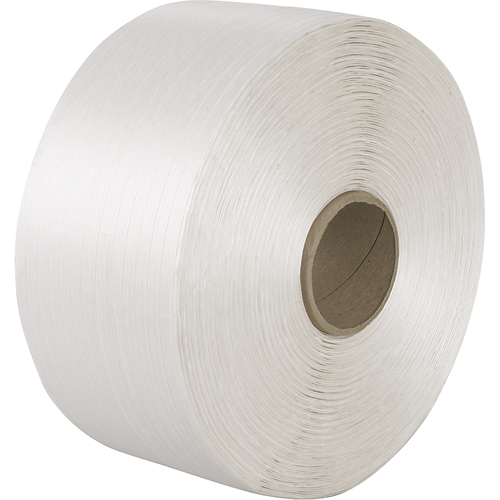 Feuillard en cordon tiss&eacute;, Cordon en polyester, 5/8" la x 3000' lo, Calibre Manuel NRZ Safety Inc.