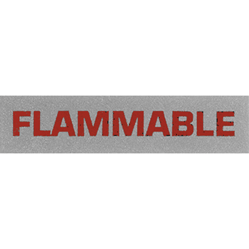 "Flammable" Special Handling Labels, 5" L x 2" W, Black on Red NRZ Safety Inc.
