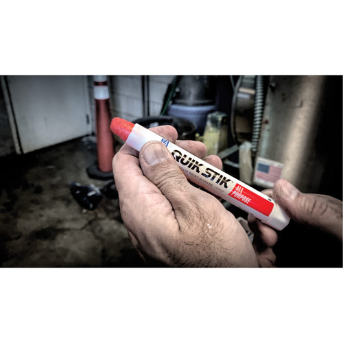 Quik Stik&reg; Twist-Up Paint Markers, Solid Stick, White NRZ Safety Inc.