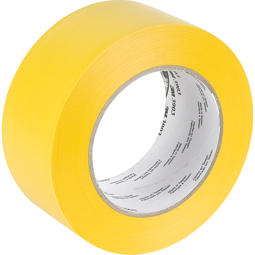 3903 Vinyl Duct Tape, 50 mm (2") W x 45.5 m (149.25') L, 6.3 mils, Yellow NRZ Safety Inc.