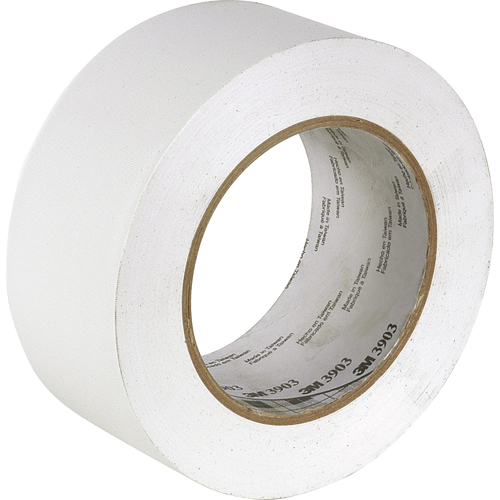 Rubans adh&eacute;sifs en vinyle 3903, 50 mm (2") la x 45,5 m (149,25') lo, 6,3 mils, Blanc NRZ Safety Inc.