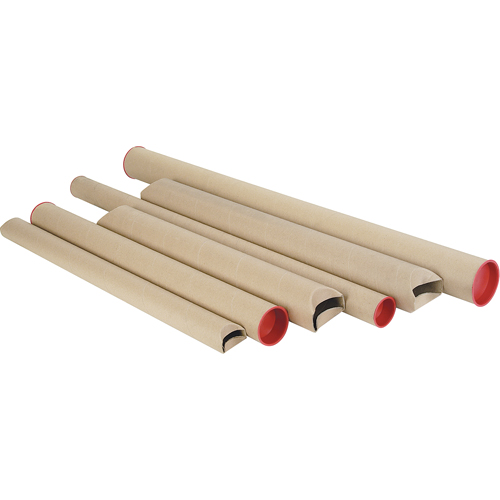 Snap-Seal Mailing Tubes, Round, 2" W x 30" L NRZ Safety Inc.