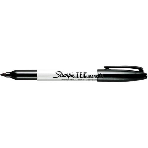 T.E.C. Permanent Marker, Fine, Black NRZ Safety Inc.