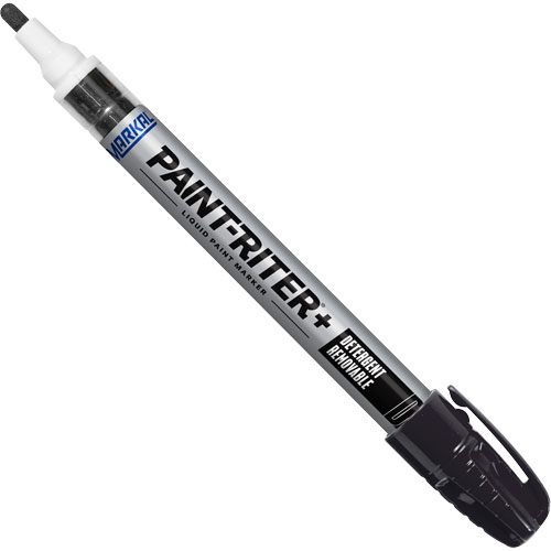Marqueur &agrave; peinture nettoyable au d&eacute;tergent Paint-Riter+, Liquide, Noir NRZ Safety Inc.