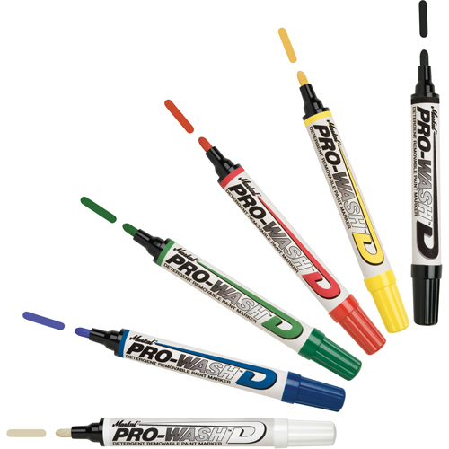 Paint-Riter&reg;+ Water Removable Paint Marker, Liquid, Red NRZ Safety Inc.