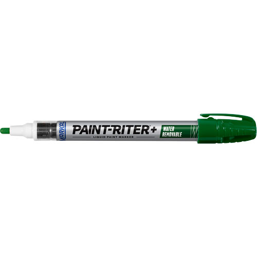 Paint-Riter&reg;+ Water Removable Paint Marker, Liquid, Green NRZ Safety Inc.