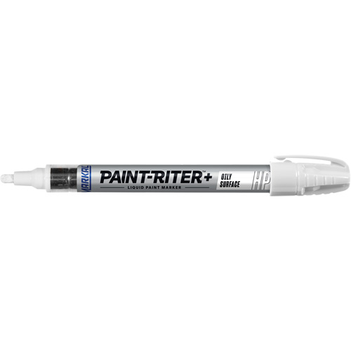 Paint-Riter&reg; + Oily Surface Marker, Liquid, White NRZ Safety Inc.