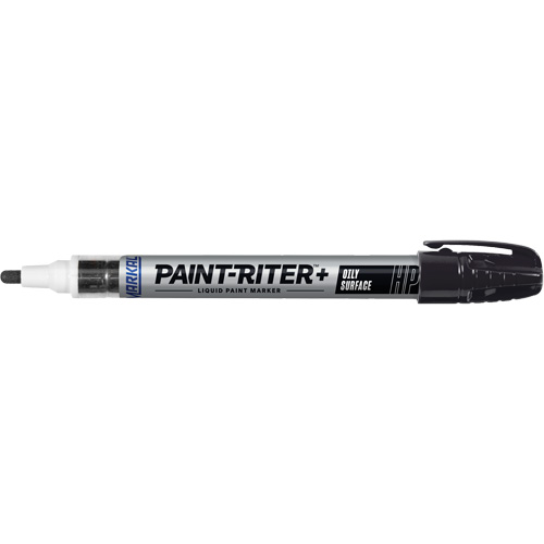 Paint-Riter&reg; + Oily Surface Marker, Liquid, Black NRZ Safety Inc.