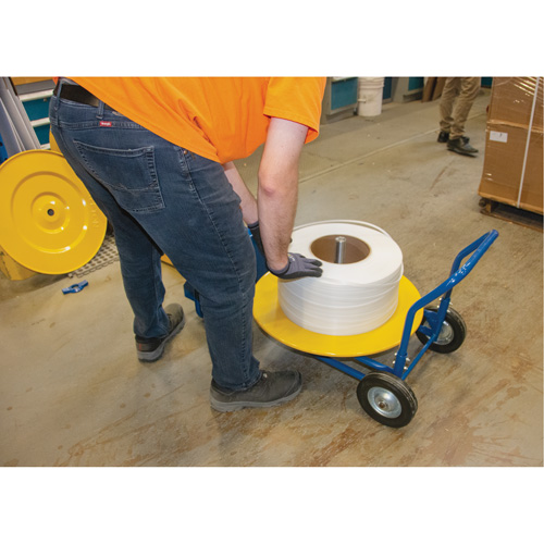 Distributeur de feuillards, Feuillard Polyester/Acier/Polypropyl&egrave;ne, Dia de noyau 16"/8", largeur de rouleau 3"/8"/6" NRZ Safety Inc.