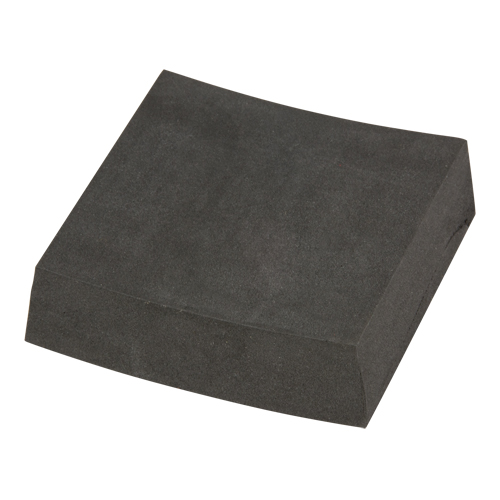 Black Neoprene Foam, 1" Thick, 3" L x 3" W NRZ Safety Inc.