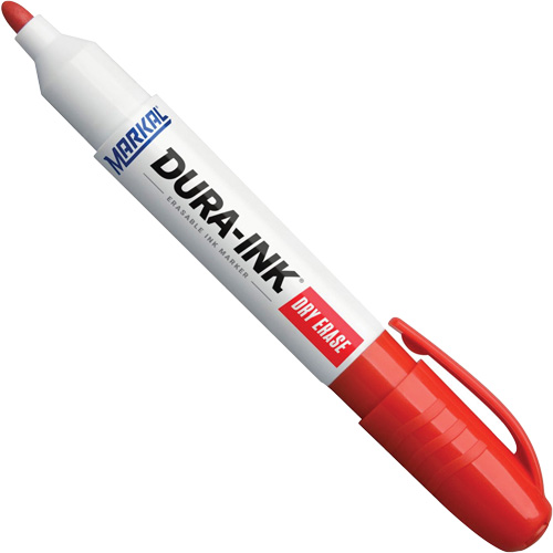 Dura-Ink&reg; Dry Erase Ink Markers, Red, Bullet Tip NRZ Safety Inc.