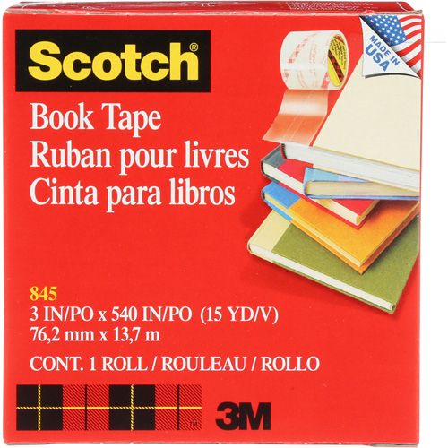 Ruban pour la r&eacute;paration de livres Scotch NRZ Safety Inc.
