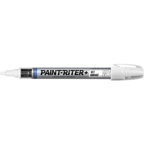 Marqueur &agrave; peinture pour surfaces humides Paint-Riter+, Liquide, Blanc NRZ Safety Inc.