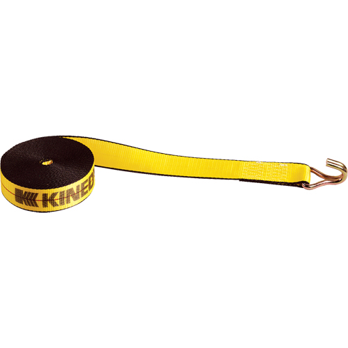 Tendeurs d'arrimage pour treuil, Crochet &agrave; fil m&eacute;tallique, 2" , 30' , Charge d'utilisation max. 1670 lb (751 kg) NRZ Safety Inc.