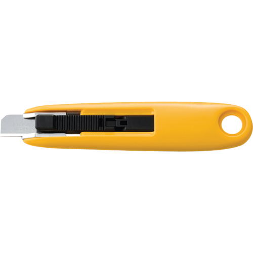Compact Self-Retracting Safety Knife, 11 mm, Carbon Steel, Plastic Handle NRZ Safety Inc.