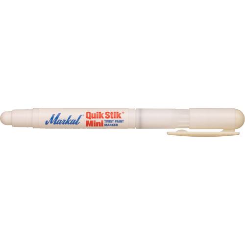 Mini marqueur de peinture Quik Stik, B&acirc;ton plein, Blanc NRZ Safety Inc.