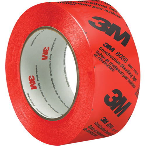 Ruban de rev&ecirc;tement pour la construction 8088, 60 mm (2-3/8") x 66 m (216'), Rouge NRZ Safety Inc.