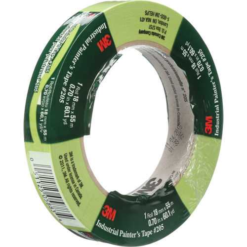 Industrial Painter's Tape 205, 18 mm (3/4") x 55 m (180'), Green NRZ Safety Inc.