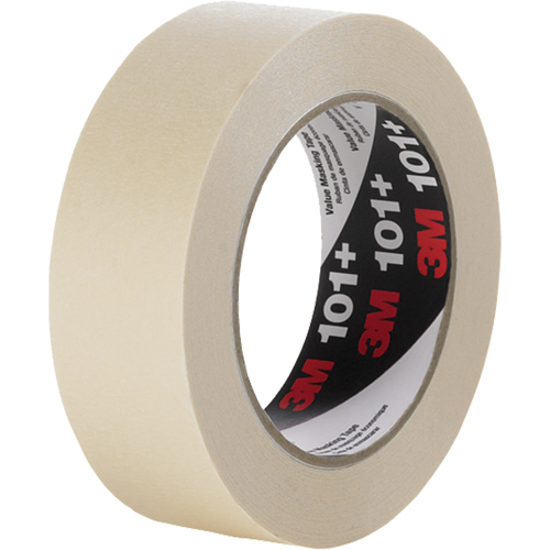 101+ Value Masking Tape, 12 mm (1/2") x 55 m (180'), Tan NRZ Safety Inc.