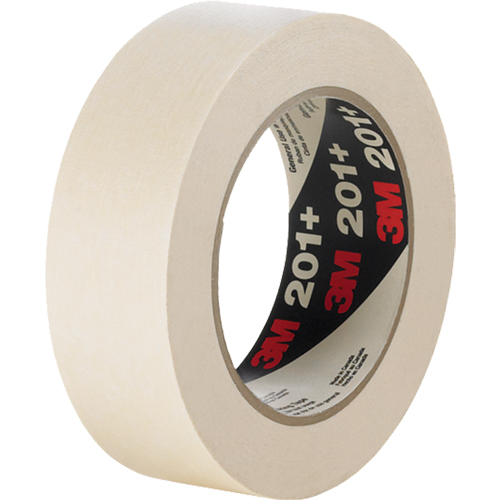 201+ General Use Masking Tape, 24 mm (1") x 55 m (180'), Tan NRZ Safety Inc.