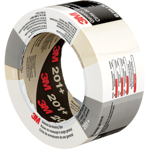 201+ General Use Masking Tape, 24 mm (1") x 55 m (180'), Tan NRZ Safety Inc.