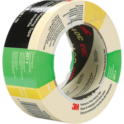 301+ Performance Masking Tape, 48 mm (2") x 54.8 m (180'), Yellow NRZ Safety Inc.