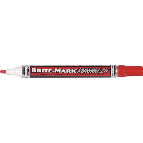 Brite-Mark&reg; RoughNeck Marker, Liquid, Red NRZ Safety Inc.