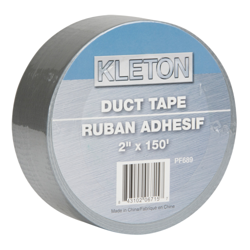 Utility Grade Duct Tape, 6 mils, Silver, 50 mm (2") x 45 m (148') NRZ Safety Inc.