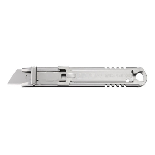 Self-Retracting Safety Knife, 14.5 mm, Stainless Steel, Stainless Steel Handle NRZ Safety Inc.