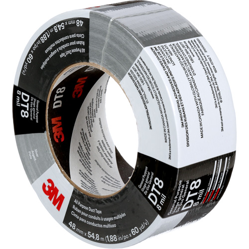 Ruban adh&eacute;sif tout usage DT8, 8 mils, Argent, 48 mm (2") x 55 m (180') NRZ Safety Inc.