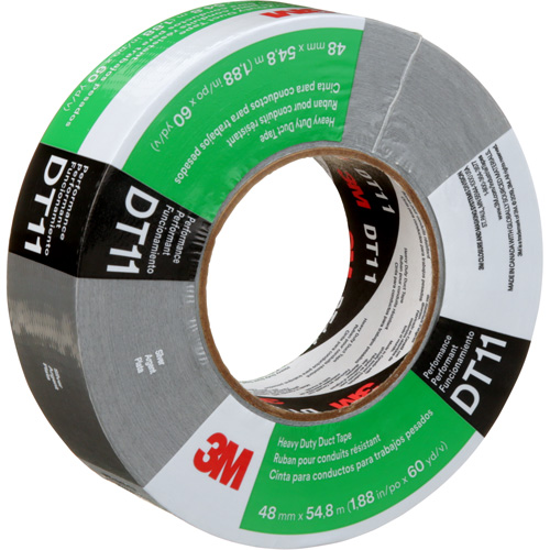 Ruban adh&eacute;sif robuste DT11, 11 mils, Argent, 48 mm (2") x 55 m (180') NRZ Safety Inc.
