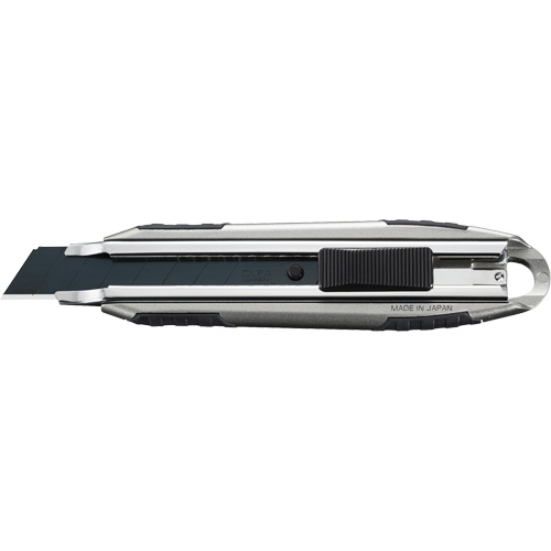 Couteau autoverrouillable, 18 mm, Acier au carbone, Robuste, Prise en Aluminium NRZ Safety Inc.