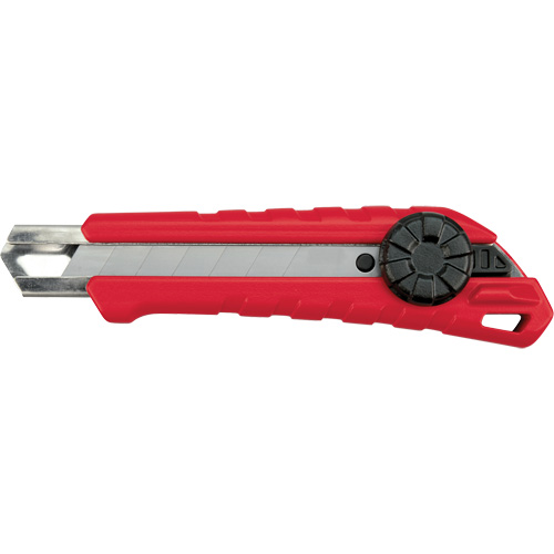 Snap-Off Knife, 18 mm, Carbide, Rubber/Polypropylene Handle NRZ Safety Inc.