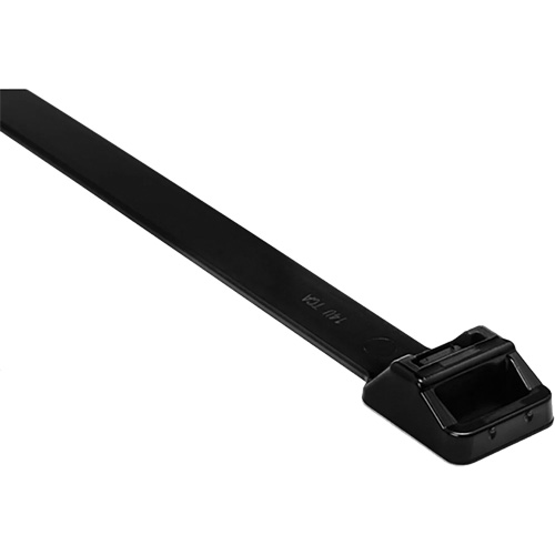 Collier de serrage gros calibre, Longueur 20", R&eacute;sistance &agrave; la traction 250 lb, Noir NRZ Safety Inc.