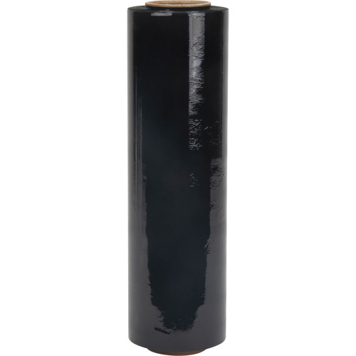 Stretch Wrap, 0.8 Gauge (20.3 micrometers), 15" x 1500', Opaque Black NRZ Safety Inc.