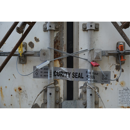 High Security Security Seal, 12", Metal, Cable Seal NRZ Safety Inc.