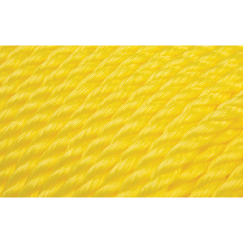 Corde jaune tress&eacute;e 3/8", Polypropyl&egrave;ne, 630' NRZ Safety Inc.