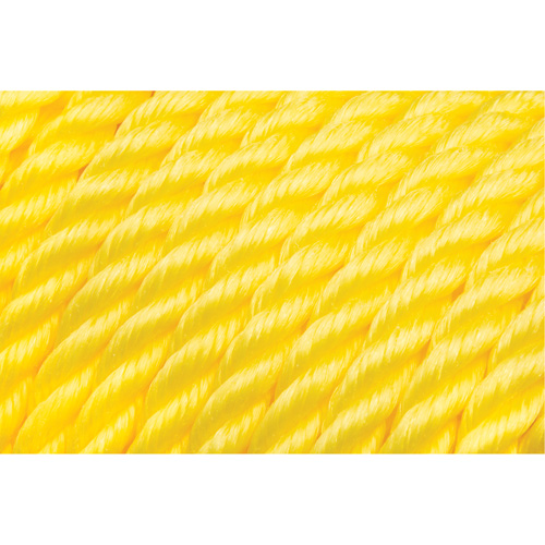 Corde jaune tress&eacute;e 5/8", Polypropyl&egrave;ne, 200' NRZ Safety Inc.