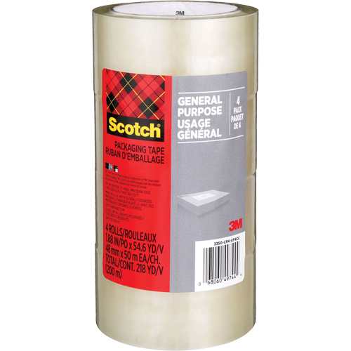 Scotch&reg; Shipping Packaging Tape 175G, 48 mm (2") x 50 m (164') NRZ Safety Inc.