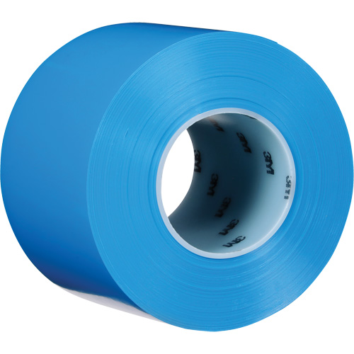Ruban de marquage de planchers durable 971, 4" x 108', Vinyle, Bleu NRZ Safety Inc.