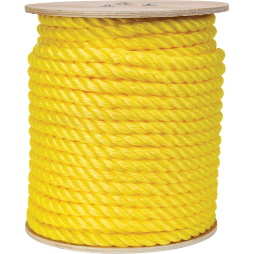 Corde jaune tress&eacute;e, Polypropyl&egrave;ne, 300' NRZ Safety Inc.