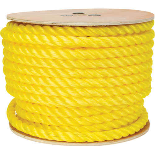 Corde jaune tress&eacute;e, Polypropyl&egrave;ne, 144' NRZ Safety Inc.