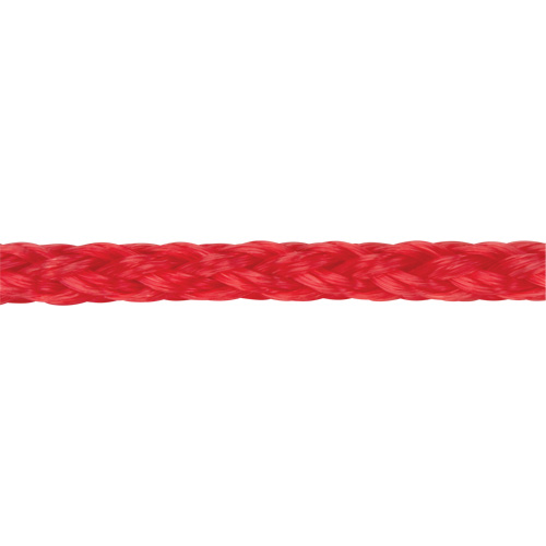 Corde rouge tress&eacute;e, Polypropyl&egrave;ne, 500' NRZ Safety Inc.