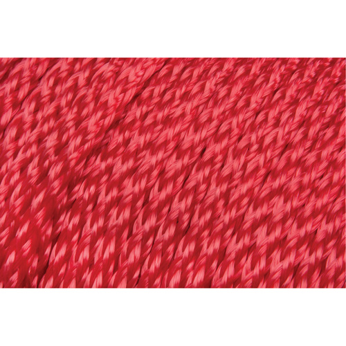 Corde rouge tress&eacute;e, Polypropyl&egrave;ne, 500' NRZ Safety Inc.