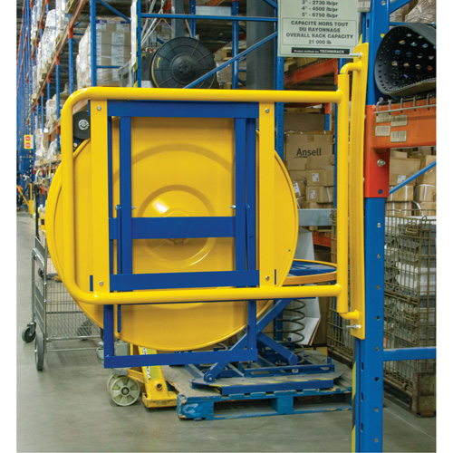Strapping Dispenser, Polyester/Steel/Polypropylene Straps, 16"/8" Core Dia., 3"/8"/6" Roll Width NRZ Safety Inc.