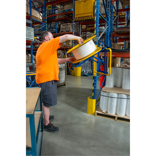 Strapping Dispenser, Polyester/Steel/Polypropylene Straps, 16"/8" Core Dia., 3"/8"/6" Roll Width NRZ Safety Inc.